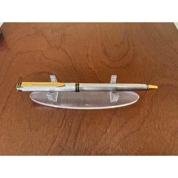 Waterman Other - Vintage Waterman Exclusive Silver Plated Ballpoint Pen Click Retract No Box